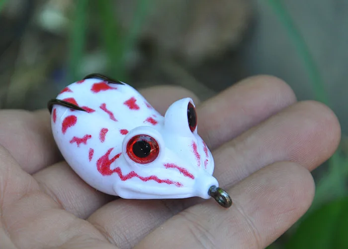 4 шт. искусственные рыболовные приманки в виде лягушки | Спорт и развлечения