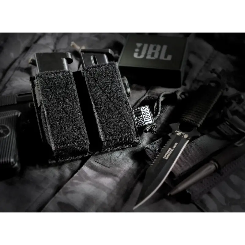 OneTigris тактический Двойной Пистолет подсумок пистолет маг мешочек для GLOCK, M1911, 92F, 40 мм гранат и т. Д