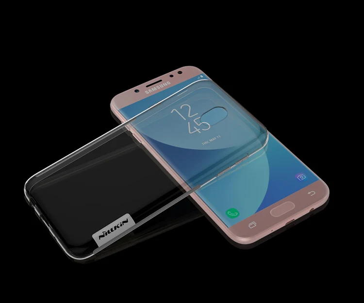 Для Samsung Galaxy J7 2017 Case NILLKIN Супер тонкая натура прозрачный программный телефон Чехол