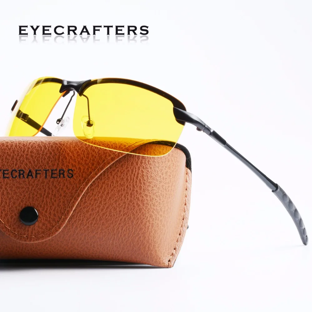 Солнцезащитные очки с желтыми линзами антибликовые ночного видения мужские