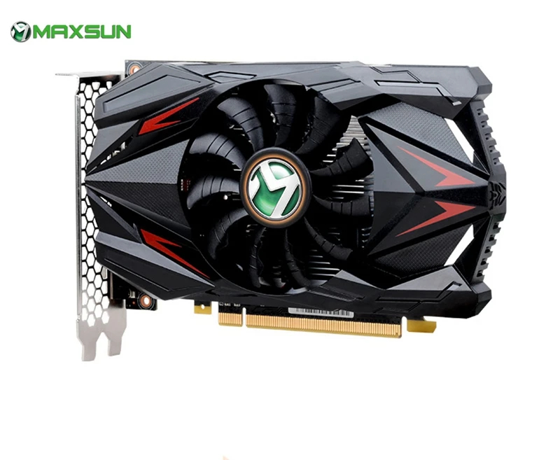 Видеокарта MAXSUN GTX 1050Ti 4 ГБ NVIDIA видеокарта GeForce nVIDIA gaming GDDR5 128 бит компьютерная