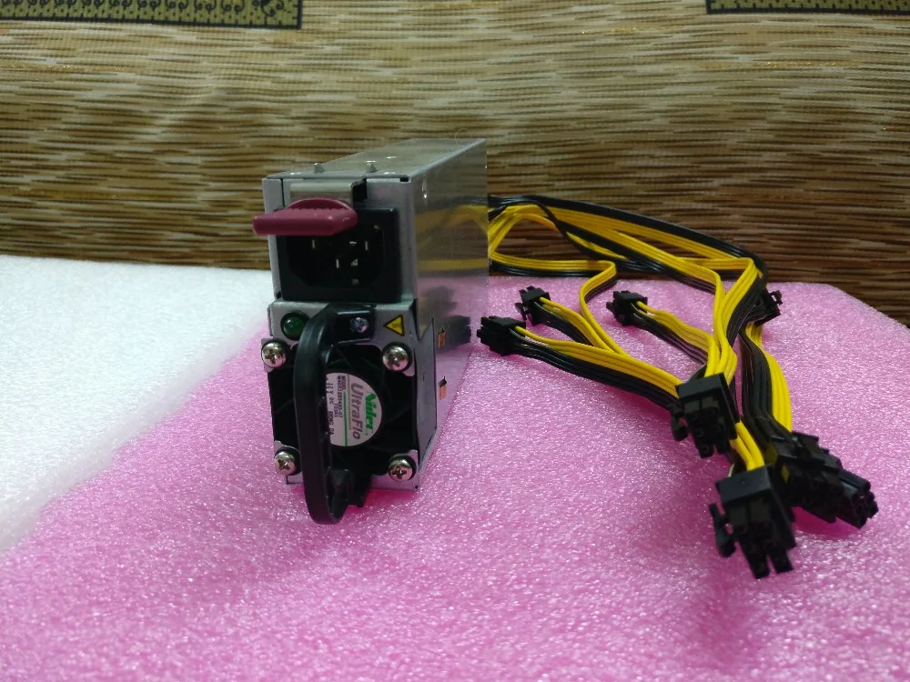 BTC LTC горняков за власть ультра-малый размер низкий уровень шума 1200 Вт 12 В 100A выход.