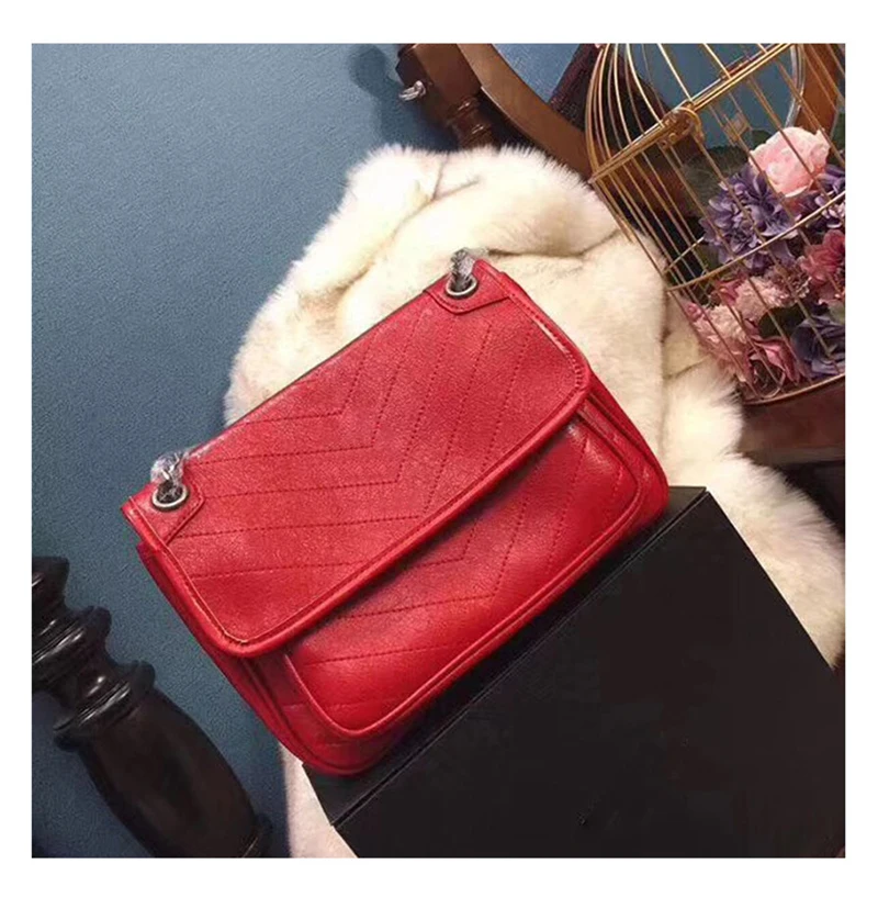 Niki кожаные сумки с цепочкой через плечо сумка для женщин модные bolsas новые