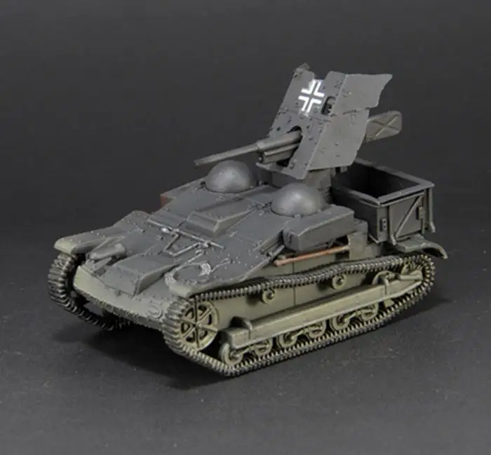 WWII немецкий UE трактор w/37 мм пистолет 1/72 Танк модель готовая без литья под