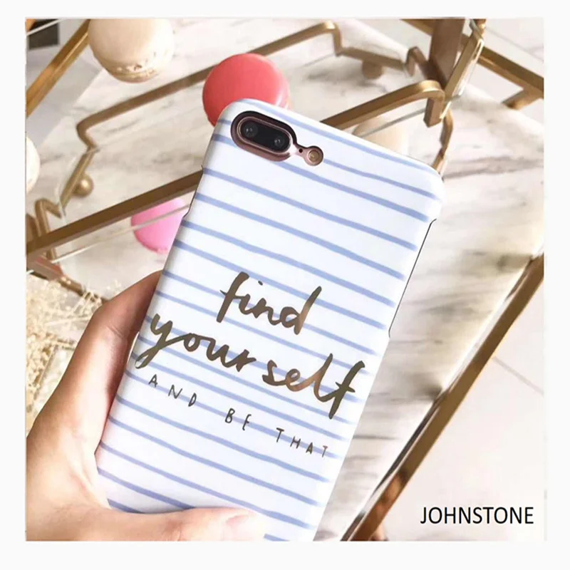 Fashion Quotes &amp Messages Cover Case For Mobile Phone 8/8 plus 7/7plus 6/6s and 6 plus/6s Skin Body Protector |