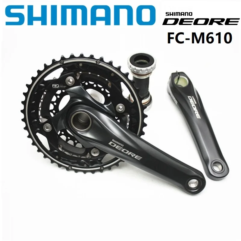 SHIMANO DEORE M610 диаметра окружности болтов (170/175 мм рукоятка 3 Скорость 42/32/24 T Звездочка