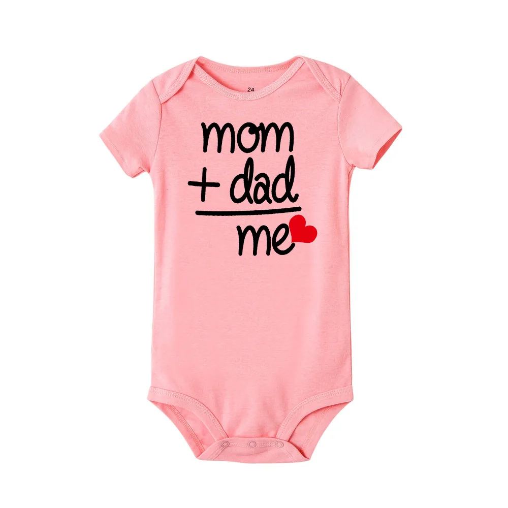 Daddys/милый забавный боди с надписью Mommy Love для девочек короткими рукавами из 100%