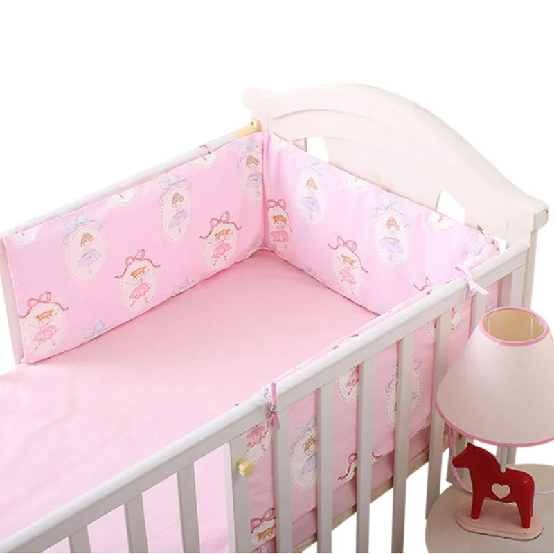 Cotton Baby Bed Bumpers Newborn Bed Safety Rails Anti-collision Infant Crib Protector Cushion Kids Crib Bumper Baby Bedding