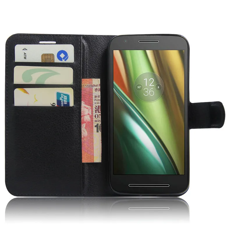 YINGHUI Роскошный кошелек для Moto E3 power чехол 5 0 дюймов Обложка на заднюю панель из