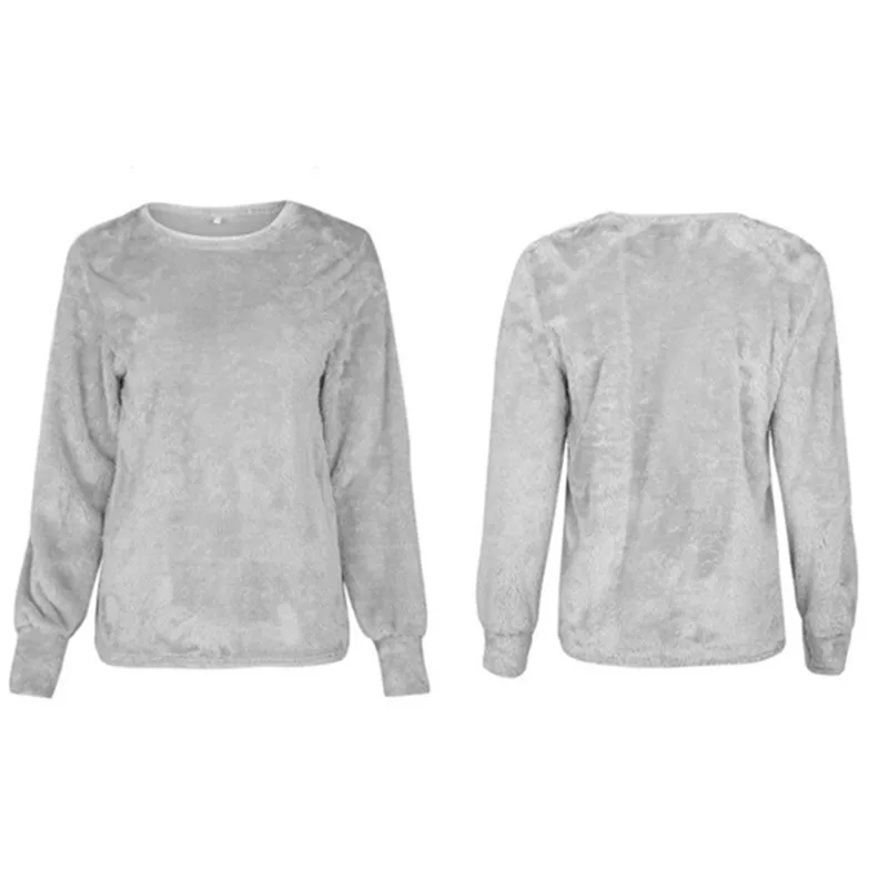 

2017 Fashion Ladies Women autumn warm winter Sweaters Loose casual Woolen Blend solid pullovers sweaters tops