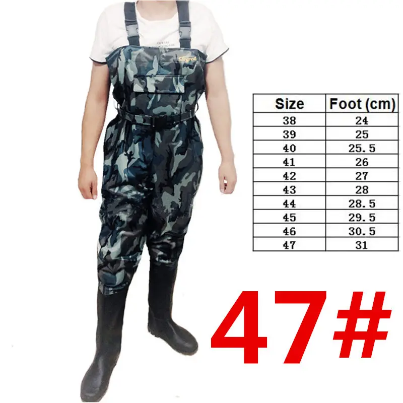 Navy Camo Size 47 Камуфляжный 0,34 мм водонепроницаемый нейлон+ ПВХ ткань дышащий поясной ремень+ карманный дизайн охотничьи рыбки комбинезоны - Цвет: Navy Camo Size 47