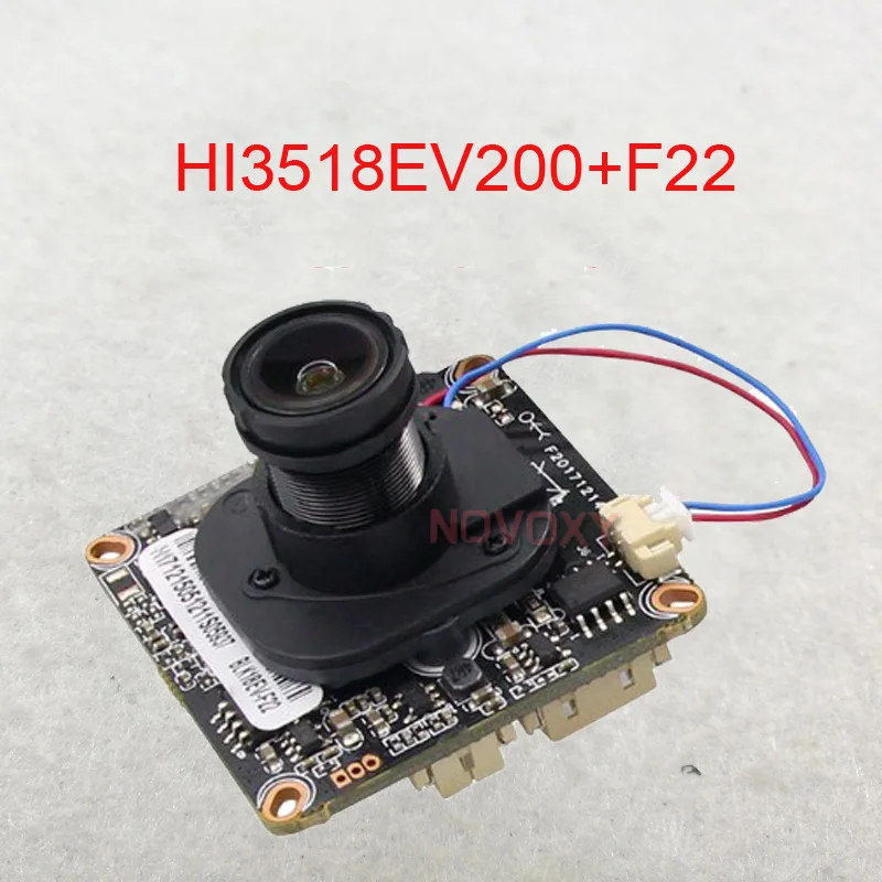 Модуль HD IP камеры 1080P 3518EV200 + F22 2 Мп CMOS камера с ИК кабелем 3 6 мм|camera module 1080p|hd ip camera