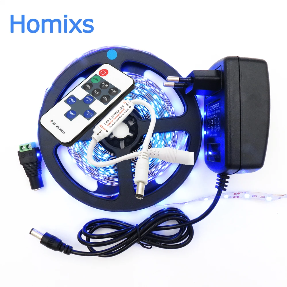 -Водонепроницаемый СИД оптовик 3528 RGB светодиодные полосы света 5 м 300smd + 24 клавиши