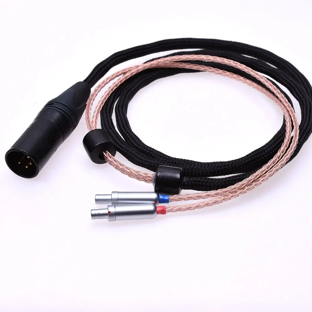Черный 16 ядер 5N Pcocc для SENNHEISER HD800 800S улучшенный кабель наушников Удлинительный