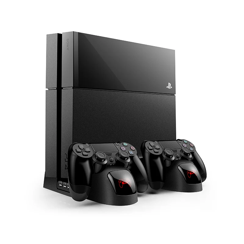 PS4 контроллер зарядное устройство со светодиодный индикаторами Вертикальная
