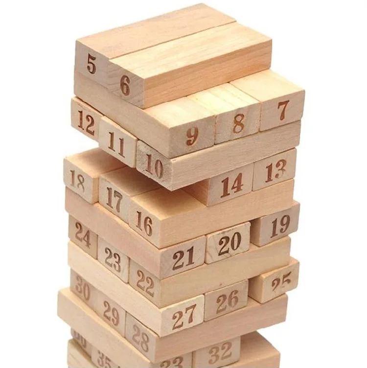 Новые модные деревянные игрушки штабелируемые блоки jange настольные игры веселые