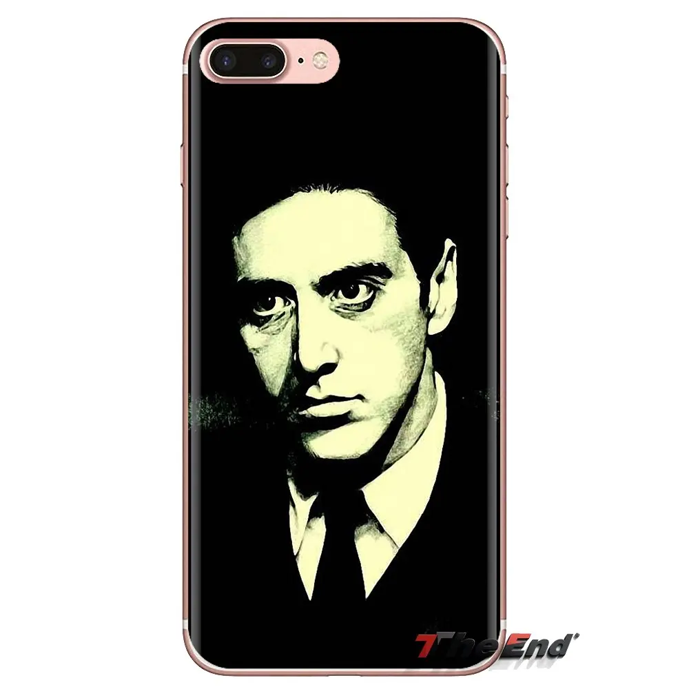 Michael Corleone Mario Puzo Godfather Soft Case Covers For Samsung Galaxy S3 S4 S5 Mini S6 S7 Edge S8 S9 S10 Plus Note 3 4 5 8 9 |