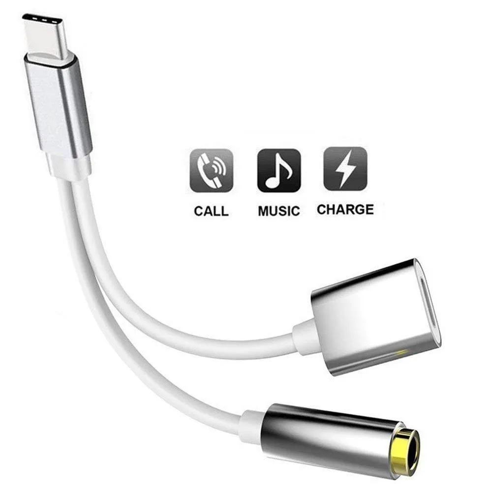 Type C to 3.5mm Headphone Audio Adapter USB-C Female Aux Microphone Connector Cable for Xiaomi 9 8 Note 7 Mix P20 pro | Мобильные