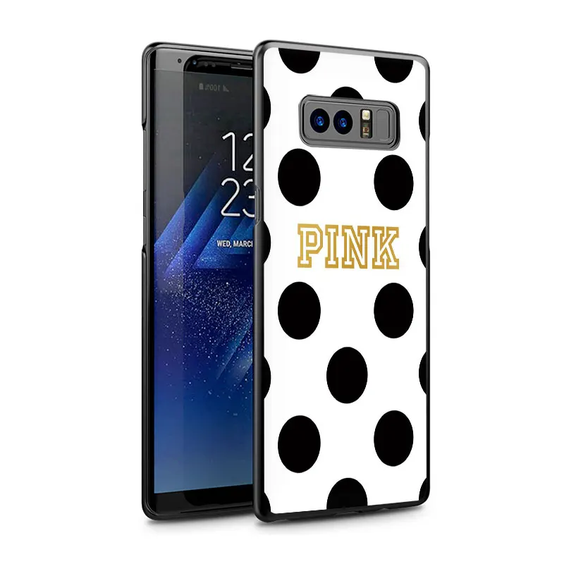 Мягкий розовый чехол из ТПУ для телефона Galaxy M10 M20 M30 S6 S7 Edge S8 S9 S10 S10e Plus Note 10 8