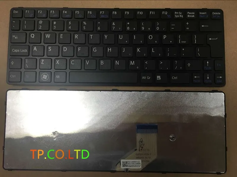 

New for Sony VAIO SVE11116FG SVE11119FJ SVE1111M1EB SVE1111M1EW Keyboard US Black With Frame