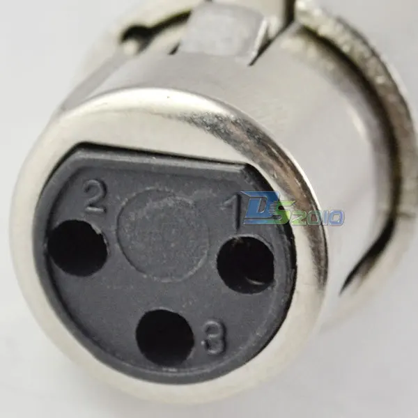 Высокое качество 6 35 мм 1/4 &quotДжек к XLR Женский адаптер Mic/Amp металлический