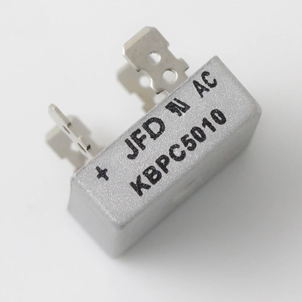 5 шт. 50A KBPC5010 1000 V металлический корпус одного фазы диодный мост выпрямителя