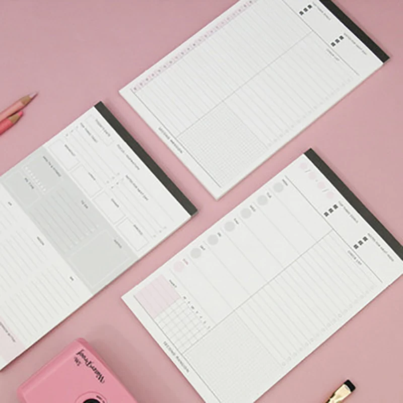 Ежедневник A5 еженедельник записная книжка Caderno Agenda 2019 Libretas крафт-бумага записные