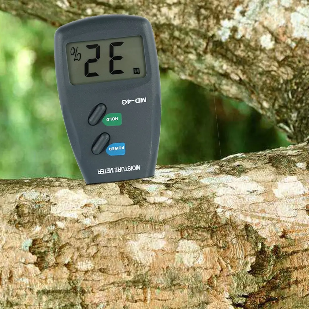 4-Pin Digital Moisture Meter 5% to 42% High Accuracy PRO Damp Detector Timber Portable Humidity LCD Wood Tester Hygrometer | Инструменты