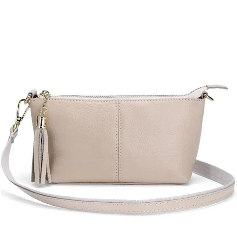 2020 Women Designer Bag 100% Genuine Leather Handbags Fashion Luxury Tassel Shoulder Bags Brand Girl Party Clutch Sac A Main | Багаж и