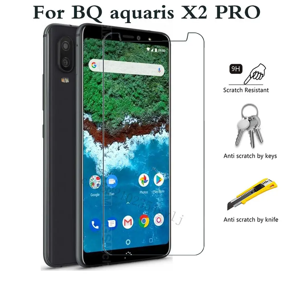Закаленное стекло для смартфона BQ aquaris X2 PRO Взрывозащищенная защитная пленка 9H