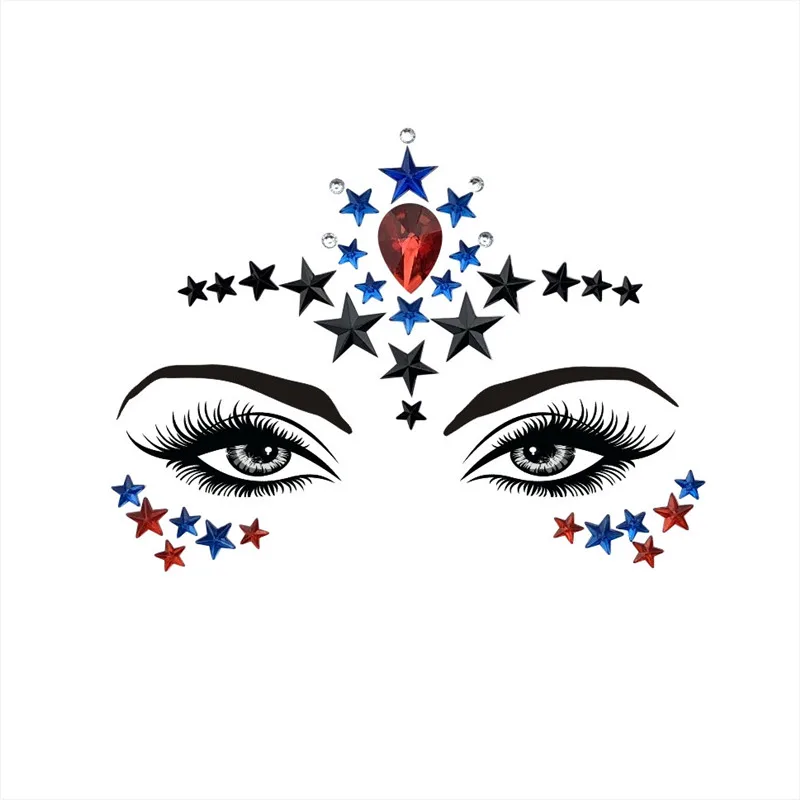 Акриловая смоляная наклейка для дрели Bindi ручная работа Богемия этнический стиль