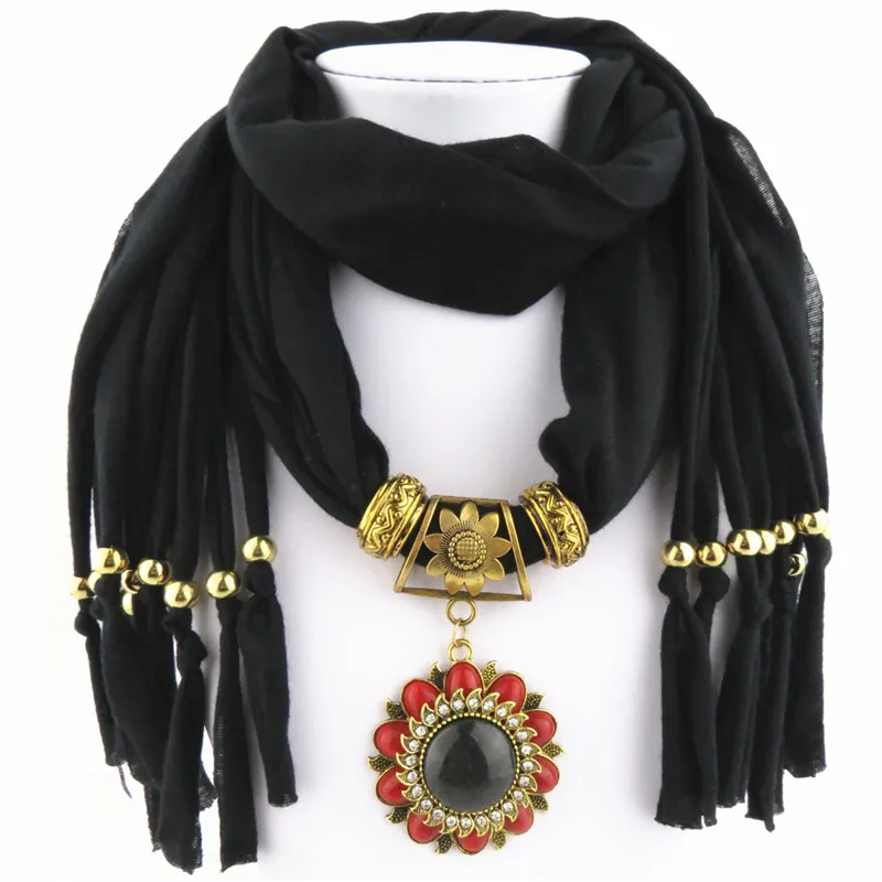 Новое поступление 2017 подвесной шарф женская мода этнический красочный цветок