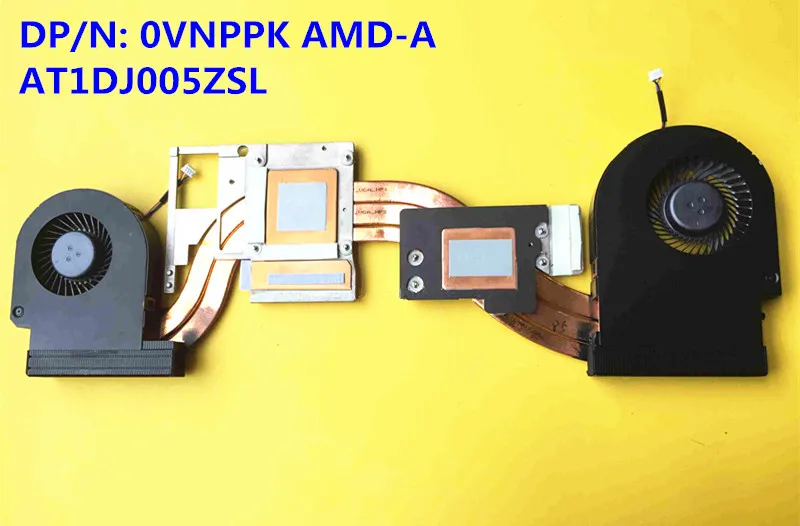 

Original Laptop/Notebook CPU Cooling Radiator Heatsink/fan for Dell Precision 7710 M7710 N7710 0VNPPK AT1DJ005ZSL AMD-A