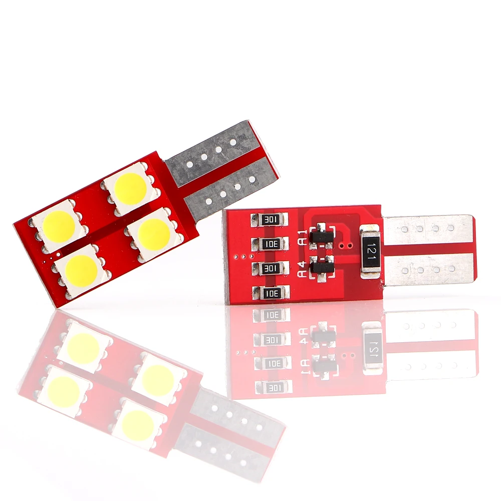 YM E Bright 2 шт. T10 5050 4 SMD 194 168 W5W светодиод шина без ошибок автомобильные лампы DC 12V