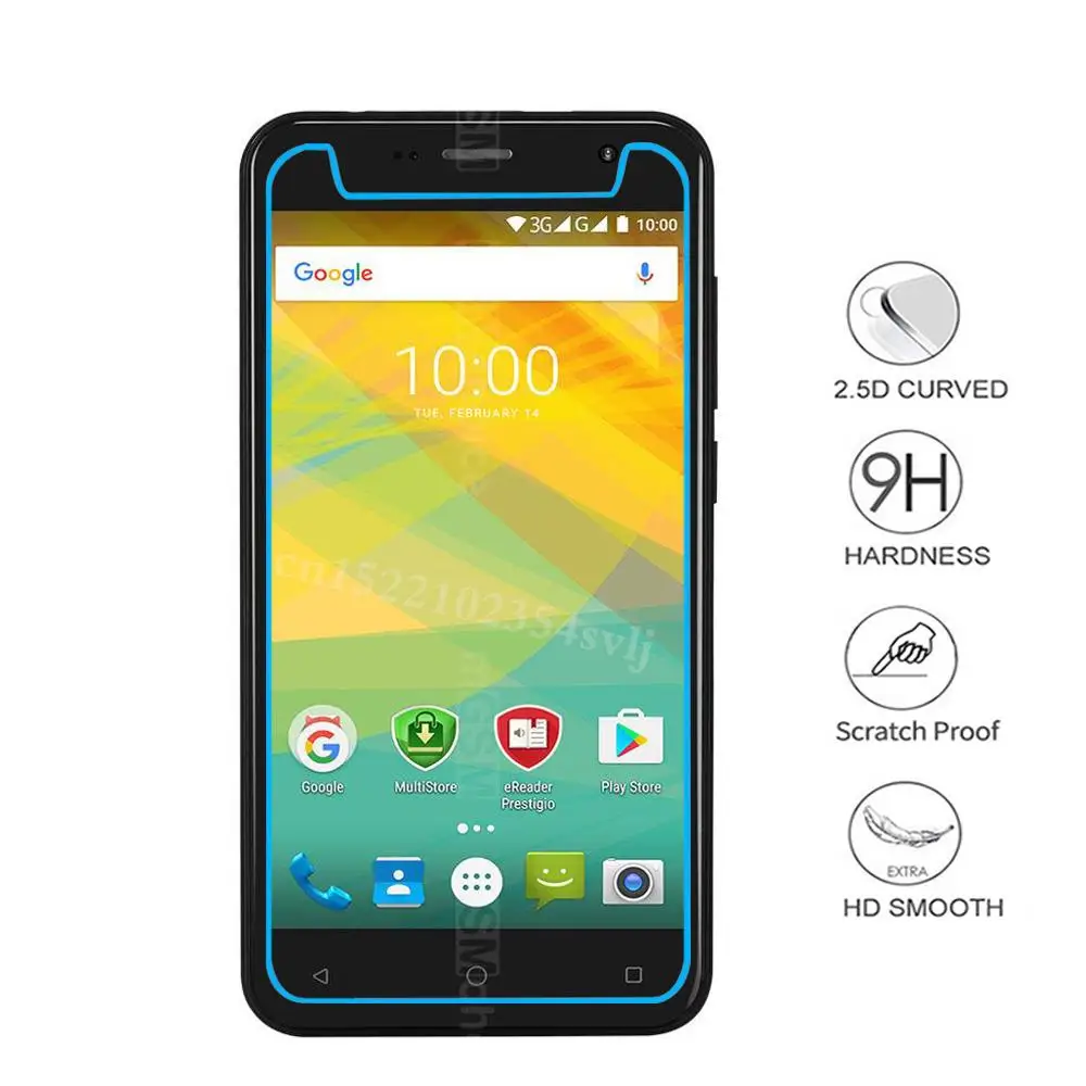 for Muze b7 Закаленное стекло для Prestigio Muze b7 D3 D5 V3 X5 E5 F5 LTE wize Y3 Q3 Grace Z5 Q5 P7 B7 LTE Взрывозащищенная защитная пленка - Цвет: for Muze b7