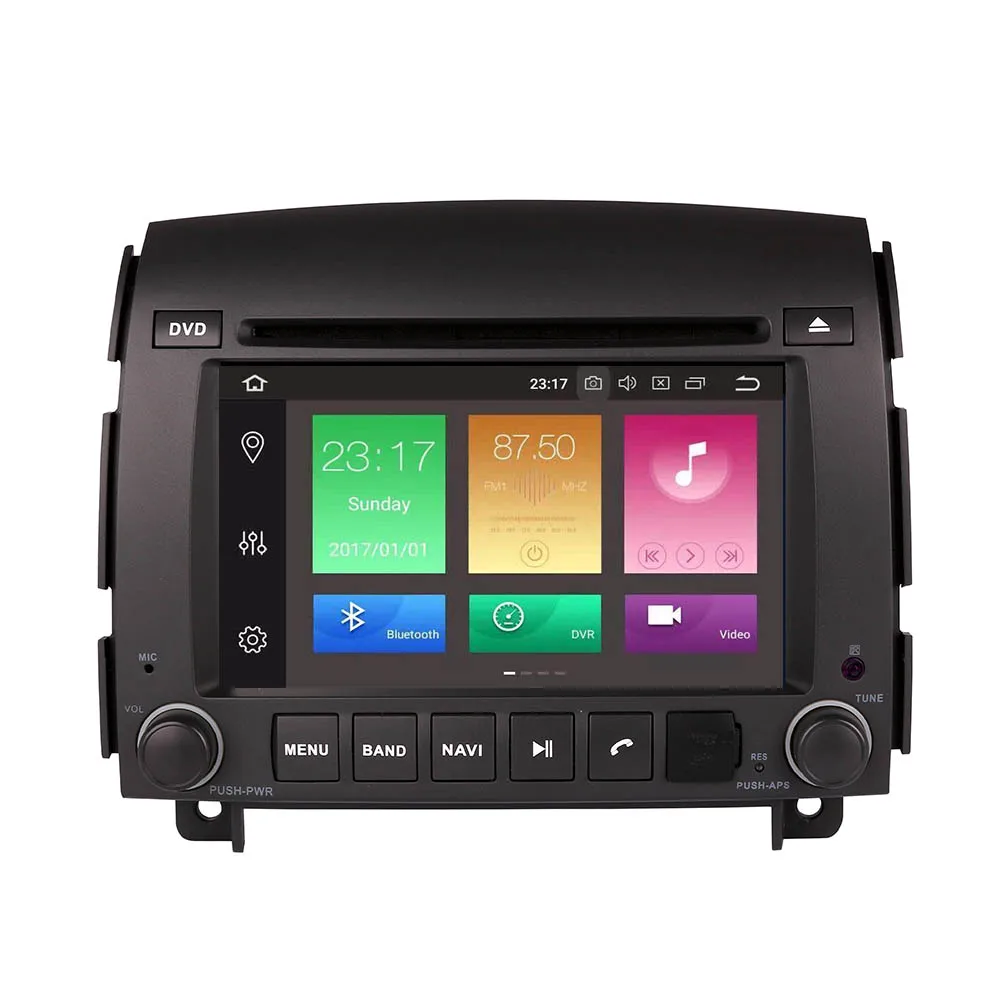 2 din Android 10 ОЗУ 4 Гб автомобильный DVD плеер для Hyundai SONATA NF 2004 2008 YU XIANG 2006 стандартное