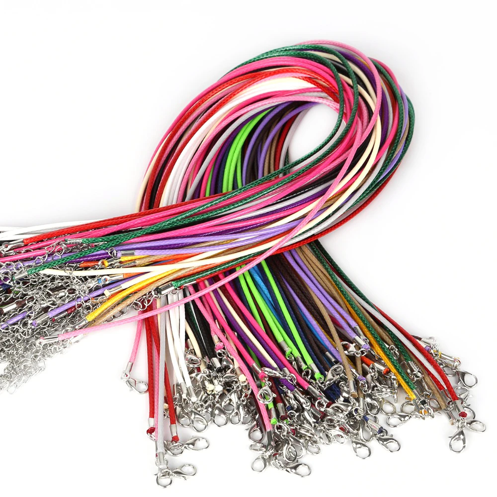 Лидер продаж! 10 шт./пакет посеребренное ожерелье с застежкой-карабином Веревка