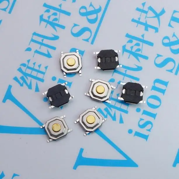 10 шт. размер: 4*4*1 5 мм SMD кнопочный переключатель Микро выключатели Такт 4x4x1 мм.|tact