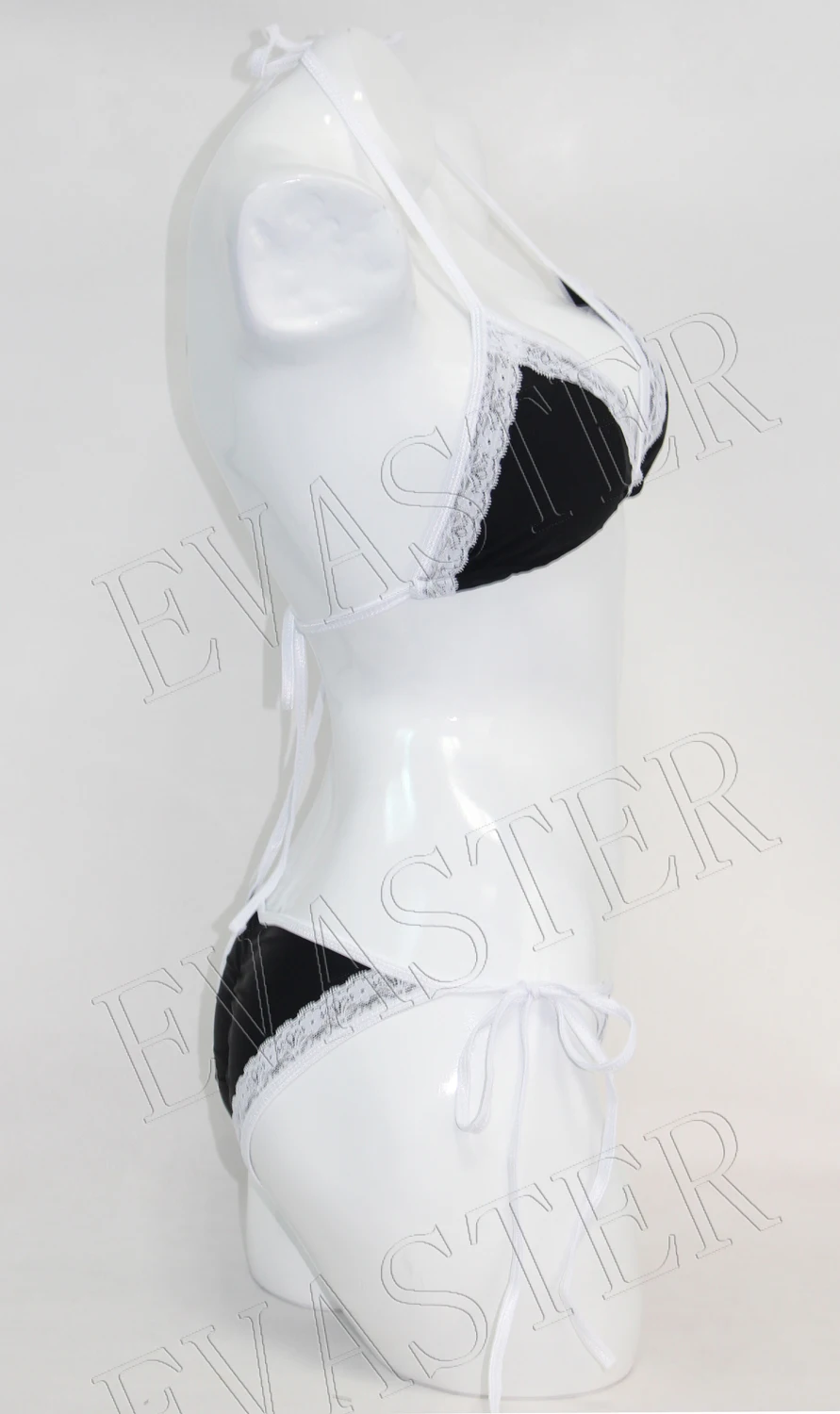 Sweet Adorable String Lace Swimwear Double Flat White sexy swimsuits for women |