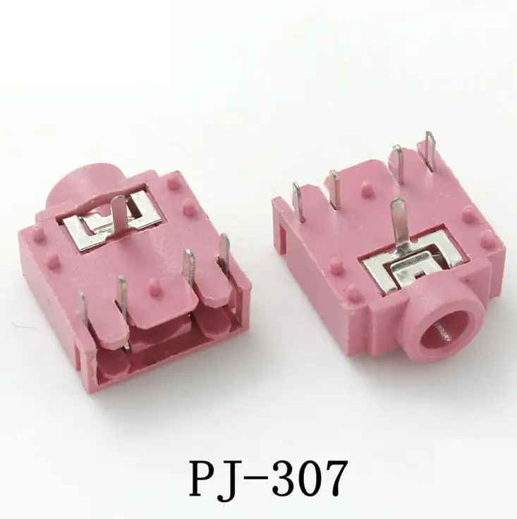 50 шт./упак. PJ307 3 5 мм стерео разъем Jack Audio коннектор PCB 3F07 25 шт. розовый и зеленый |