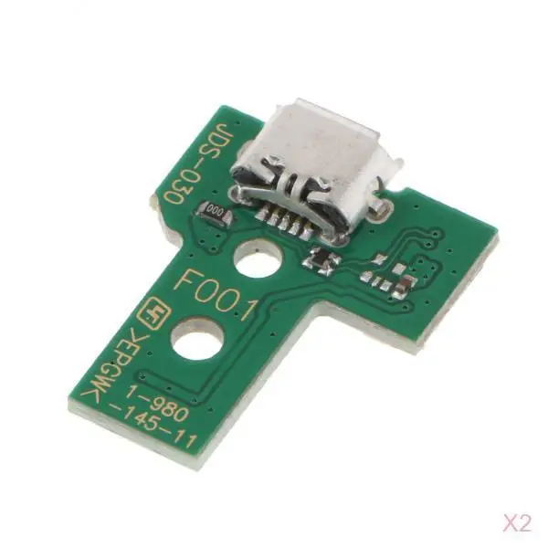 2 шт. 12 контактный разъем для USB порта зарядки беспроводного контроллера SONY PS4