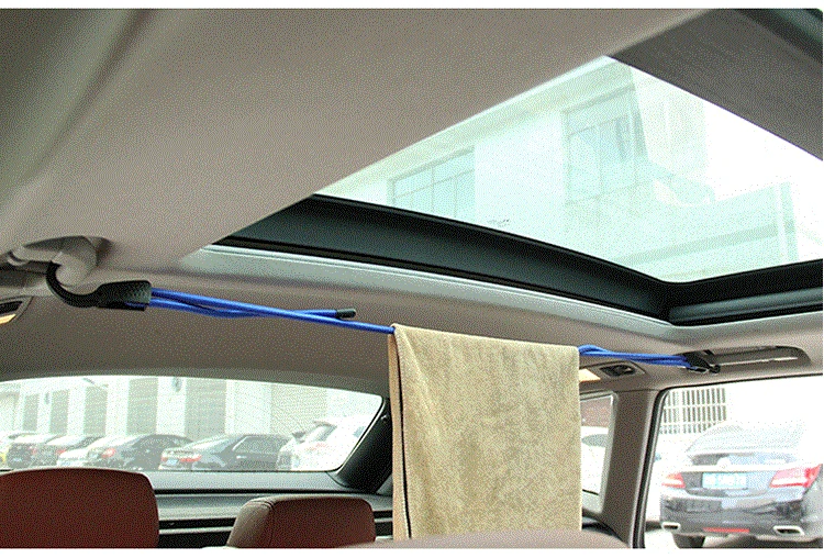 

1 Pcs 1.5m Universal Car Interior Accessories Adjustable Elastic Rope Fixed Rear Trunk Straps Clothing Hook Strong Plasticity