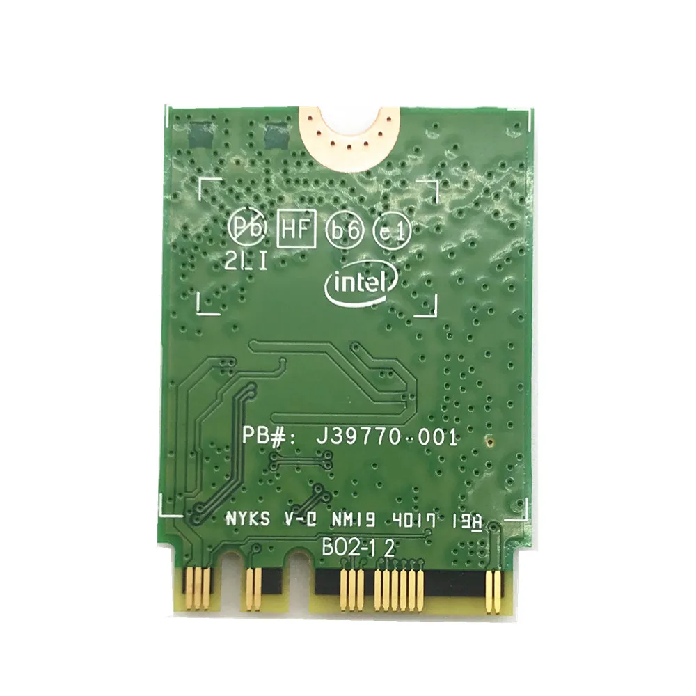 С антеннами GIGABYTE WB867D + беспроводная Intel Wi-Fi AX200 Bluetooth 5 0 802. 11ax/ac Wifi NGFF карта 9260NGW |