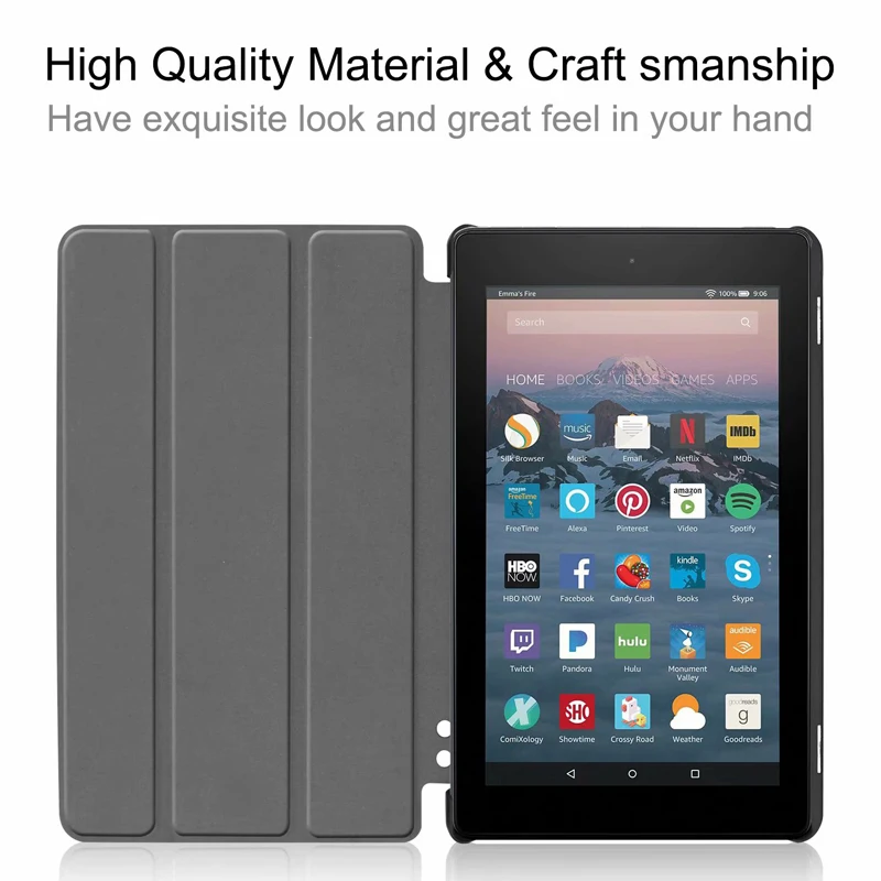 Чехол для Amazon Kindle Fire 7 2019 защитный чехол KindleFire 2017 Fire7 бизнеса Fundas - купить по