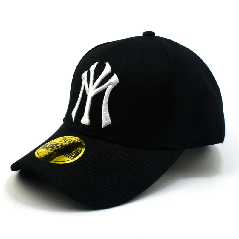 2017 модный бренд хлопок Мужская бейсболка NY snapback шляпу для мужчин Женщины Письмо