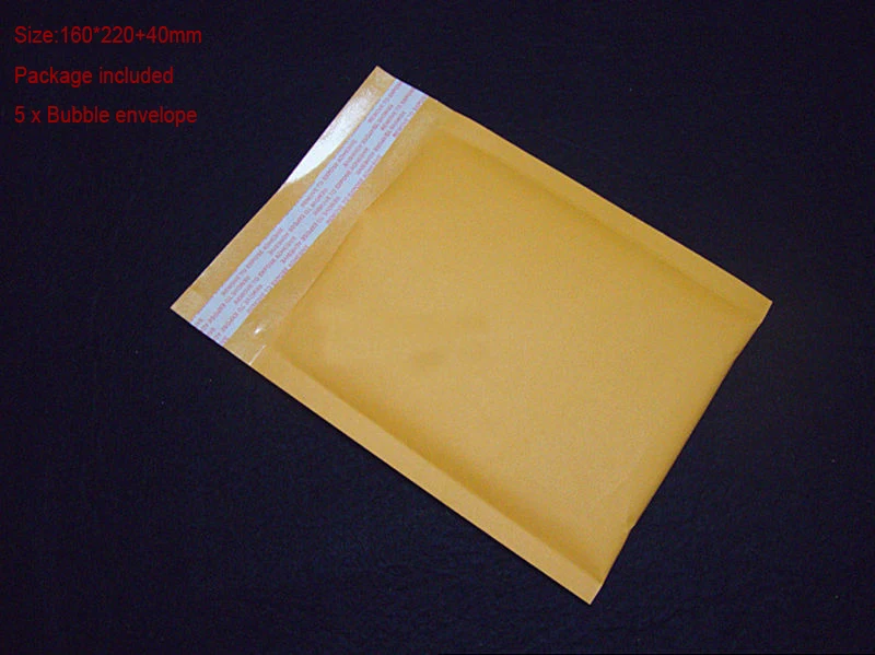 5Pcs 160X220mm Быстро раскупаемый 1/5/10 шт крафт Бумага Пузырь Конверты Сумки Конверты Мягкий почтовый конверт с пузырьковый почтовый пакет Бизнес расходные материалы - Цвет: 5Pcs 160X220mm