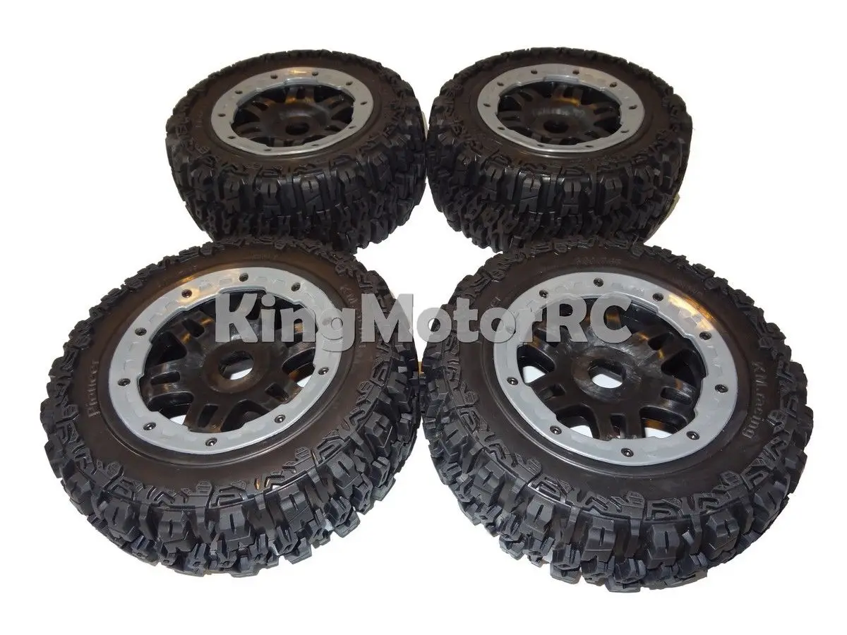 King Motor T1000 GT Pioneer Knobby комплект колес из 4 для HPI Baja 5T 5SC 5ive T Бесплатная доставка