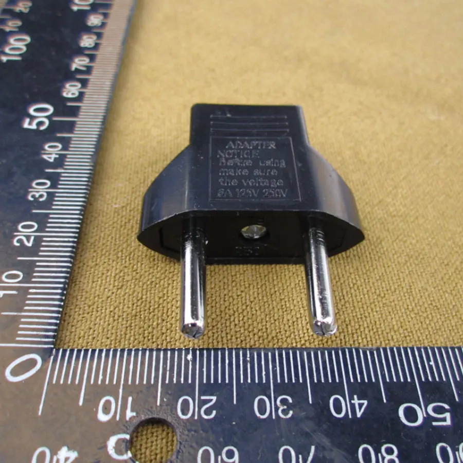 10 Шт./лот США в ЕС AC Power Plug Дорожный Преобразователь Адаптер #969 | Электронные