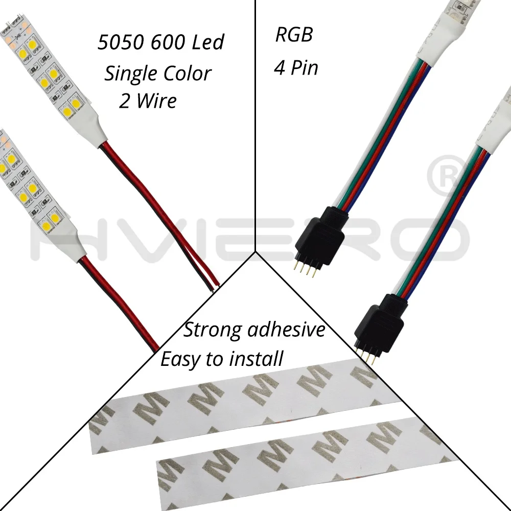 Одежда высшего качества! 5 м DC 12 В 600Led 120led/м водонепроницаемый SMD 5050 RGB теплый белый светодиодный двухрядный гибкий ленточный светильник