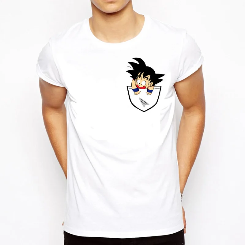 Dragon Ball Футболка мужская летняя Dragon Ball Z Супер Сон Гоку Slim Fit косплей 3D футболки Вегета футболка Homme